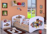 Bdw Cot Super Dogs, Culla Per Bambini, Pera Chiara (Motivo 3), 140 X 70 Cm