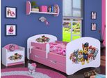 Bdw Cot Super Dogs, Lettino Per Bambini, Rosa (Motivo 3), 180 X 90 Cm