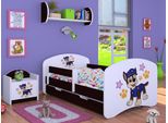 Bdw Culla Super Dogs, Culla Per Bambini, Wengé (Motivo 5), 140 X 70 Cm