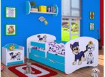 Bdw Culla Super Dogs, Culla Per Bambini, Blu (Motivo 1), 140 X 70 Cm