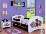 Bdw Culla Super Dogs, Culla Per Bambini, Wengé (Motivo 3), 140 X 70 Cm