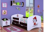 Bdw Culla Super Dogs, Culla Per Bambini, Wengé (Motivo 4), 140 X 70 Cm