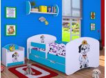 Bdw Culla Super Dogs, Culla Per Bambini, Blu (Motivo 2), 140 X 70 Cm