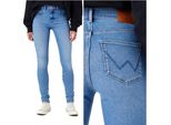 Wrangler Jeans Skinny A Vita Alta Blu 32 / 30 Donna Blu 32