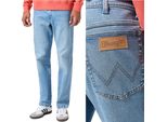 Wrangler, Jeanshosen Da Uomo, Vestibilità Dritta, Texas, W33 L32, Blau, Jeans, Baggyjeans, Buggy
