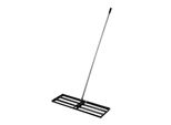 Aqbau® Rastrello Per Prato 90X30 Cm Con Manico Telescopico 175 Cm - Rastrello Livellatore Per Prato, Rastrello Livellatore Per Prato, Lisciatore Per Prato Per Livellare E Livellare