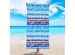 Telo Da Spiaggia Per Esterni Ad Asciugatura Rapida, 180X90 Cm Telo Da Bagno Con Stampa Estiva, Telo Da Spiaggia, Stile 8