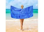 Telo Mare Da Esterno Ad Asciugatura Rapida, 180X90 Cm Telo Da Bagno Con Stampa Estiva, Telo Mare, Stile 5