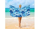 Telo Mare Da Esterno Ad Asciugatura Rapida, 180X90 Cm Telo Da Bagno Con Stampa Estiva, Telo Mare, Stile 3