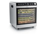 Arendo Disidratatore In Acciaio Inox, Disidratatore, Disidratatore 800 W, 10 Ripiani, Controllo Della Temperatura Da 30° A 85°C, Disidratatore Di Frutta, Pesce, Carne, Essiccatore Di Frutta, Timer 0,5-24 Ore