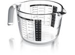 Caraffa Dosatrice Arendo Caraffa Dosatrice In Vetro Da 1 Litro, Vetro Borosilicato, Lavabile In Lavastoviglie, Recipiente Per Mescolare, Vetro, Scala Precisa, Resistente Al Calore, Adatta Al Microonde, 1000 Ml