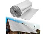 Aopunly Pellicola Isolante Pellicola Isolante 1X20M 200G/M² Pellicola Termica Pellicola Riflettente Isolamento 3-4Mm Alluminio