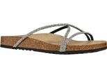 Geox - Sandali Donna "D Brionia R"" FS11623 (38 Eu) (Nero/Argento)"