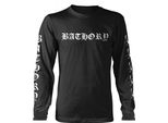Bathory - Maglietta Uomo/Donna Unisex A Maniche Lunghe PH4129 (S) (Nero)
