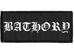 Bathory - Logo - Toppa Cucita PH4321 (Taglia Unica) (Nero/Bianco)