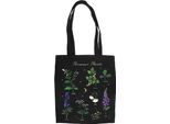 Something Different - Borsa "Poisonous Plants"", Tessuto Misto Poliestere-Cotone SD9944 (Taglia Unica) (Nero)"