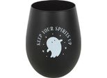 Something Different - Bicchiere Senza Tappo "Keep Your Spirits Up"", Ghost, 500Ml SD9955 (Taglia Unica) (Nero)"