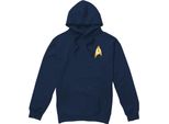 Star Trek: Discovery - Felpa Con Cappuccio "Command"" Da Uomo TV8215 (Xxl) (Navy)"
