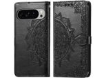 Google Pixel 10 Pro Xl Cover - Similcuoio - Imoshion Flip Cover - Nero