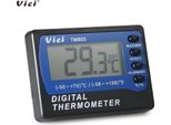 Vici Mini Lcd Termometro Digitale Misuratore Di Temperatura Celsius Fahrenheit Grado In Out Frigo Freezer Termometro Con Sonda Max Min Valore Display
