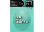 Memory Box Set Di Fustelle Per Punzonatura Stencil Per Scrapbooking, Mini Vintage Varsity Christmas