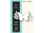 Memory Box Fustella Per Embossing Stencil Per Scrapbooking, Farfalla 99211