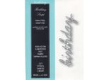 Memory Box Fustella Per Embossing Stencil Scrapbooking, Compleanno 98582