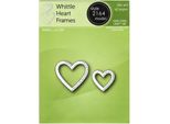 Fustella Per Goffratura - Poppystamps - Cornici A Cuore Whittle