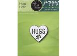 Fustella Per Goffratura - Poppystamps - Cuore Abbracciato