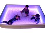 Sumo Didactic - Piscina Di Palline Sensoriali Con Luce Led 200X120X40 Cm - Resistente, Antibatterica E Sicura Per L'apprendimento Motorio In Asili E Scuole