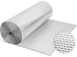 Bettizia Film Isolante Film Termico 1 X 20M 200G/M² Film Isolante Per Tetti Film Isolante In Alluminio A Bolle D'aria Film Isolante Film Di Protezione Dal Freddo