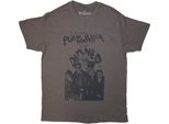 The Damned - Maglietta "Party Flyer"" Per Uomo/Donna Unisex RO13382 (L) (Grigio)"