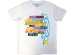Blink 182 - Maglietta Da Uomo/Donna Unisex RO13409 (Xl) (Bianco/Colore)