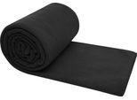 Coperta Da Picnic "Huggy"", In Pile, A Scacchi PF4676 (Taglia Unica) (Nero)"