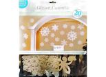 Amscan - Ritaglio - Decorazione, Design Natalizio Confezione Da 20 Pezzi - Cartone SG34721 (Taglia Unica) (Marrone/Bianco)