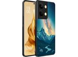 Smartphonica Custodia Per Telefono Adatta A Oppo Reno 9 Pro Plus Con Impronta Di Cielo Stellato - Custodia Backcover In Tpu Con Design Spaziale E A Forma Di Via Lattea