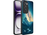 Smartphonica Custodia Per Telefono Adatta A Oppo Reno 12 Con Impronta Di Cielo Stellato - Custodia Backcover In Tpu Con Design Spaziale E A Forma Di Via Lattea