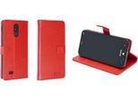 Caseroxx Custodia Per Cellulare Compatibile Con Brondi Amico Vero 4G Custodia A Portafoglio Bookstyle-Case