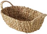 1.10 Cestino Decorativo In Giacinto D'acqua - Circa 34,5 X 18 Cm - Cestino Per Il Bagno