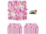 Siepe Artificiale In 12 Pezzi - Parete Vegetale Artificiale Per La Privacy - Dimensioni 380X380X65 Mm