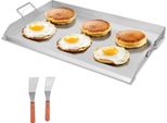 Piastra Per Grigliare In Acciaio Inox - Padella Per Grigliare Bbq - Pentole 910X525Mm