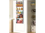 Organizzatore Da Parete Per Dispensa - Portaspezie Nero A 6 Livelli - Soluzioni Per L'organizzazione E La Conservazione Della Cucina