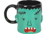 Something Different - Tazza Da Caffè, Testa, 450Ml SD9979 (Taglia Unica) (Nero/Verde)