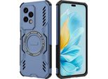 Custodia Magnetica Per Honor 200 Lite, Paraurti Ibrido In Pc E Tpu, Prese D'aria Per La Dissipazione Del Calore Custodia Blu