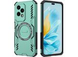 Custodia Magnetica Per Honor 200 Lite, Paraurti Ibrido In Pc E Tpu, Fori Di Ventilazione Per La Dissipazione Del Calore Custodia Verde
