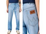 Wrangler, Jeanshosen Da Uomo, Vestibilità Dritta, Texas, W33 L32, Blau, Jeans, Baggyjeans, Buggy