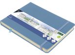 Kangaro K-861315 Quaderno Per Schizzi Kangaro, 80 Fogli, Din A5 Orizzontale, Blu Cielo