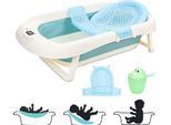 Aopunly Vasca Da Bagno Pieghevole Per Bambini 83 Cm Vasca Da Bagno Antiscivolo Per Bambini, Verde