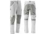 Pantaloni Da Lavoro Serwal 4-Way Stretch Bianco/Grigio Taglia L
