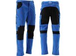 Pantaloni Da Lavoro Serwal 4-Way Stretch Blu/Nero Taglia Xxxl